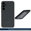 Original Samsung Galaxy A55 5G Silicone Case Schutzhülle EF-PA556 Cover Schwarz