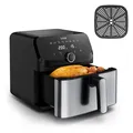Tefal EY855D Easy Fry Mega Fritteuse XXL Heißluft-Fritteuse 7,5 Liter