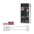 Paulmann 70975 Stripe MaxLED Touch Switch max. 144 Watt dimmbar Lichtband Silber Lichtstreifen Metall LED Band