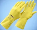 Ulith Haushalts-Handschuhe, Latex-Arbeitshandschuhe, wiederverwendbar, Baumwollgefüttert (M)