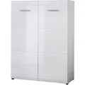 Schuhschrank BxHxL: 90 x 120 x 36 cm - weiss