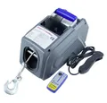Berger & Schröter Seilwinde 12 V Premium PKW-Seilwinde mit Funkfernbedienung,390 x 260 x, Funk-Fernbedienung