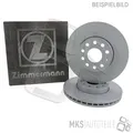 2x Zimmermann 100.1241.20 Bremsscheibe hinten für AUDI SEAT SKODA VW