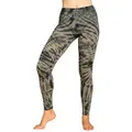 PANASIAM Leggings Unikat Batik Leggings 'Dschungel' aus natürlicher Viskose Tiedye Batik alternative lange Hippie Leggings Yogaleggings Sportleggings grau S
