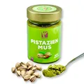 Pistazienmus aus 100% Pistazien | Pistazienpaste ohne Zuckerzusatz | Vegane Pistaziencreme | Glutenfrei & Ohne Zusatzstoffe | 300g