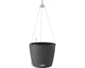 Blumenampel Lechuza Nido Cottage Kunststoff Ø 27 cm H 23 cm granit inkl. Erdbewä
