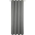 Adam Vorhang Uni Collection light (1 St), Ösen, blickdicht, aus 100% Bio-Baumwolle, Vorhang nach Wunschmaß grau 145 cm x 175 cm