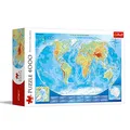 Trefl, Puzzle, Große Weltkarte, 4000 Teile, Premium Quality, für Erwachsene und Kinder ab 15 Jahren