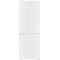 homeX Kühl-/Gefrierkombination CFS1110-W, 142.5 cm hoch, 49.5 cm breit, 173 Liter Nutzinhalt, Kühlschrank mit Gefrierfach, freistehend, groß, Front: Weiß, Energieeffizienzklasse C (März 2021)