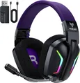 WG1 Bluetooth Headset, 2,4G Wireless Gaming Headset mit Mikrofon für PS5, PS4, 