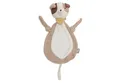 Jollein Schmusetuch Baby Hund – Mick – Beige/Weiß – Kuscheltier & Schnullertuch – Extra Weich – Schnuffeltuch Baby – Geschenke zur Geburt – 28x13 cm