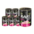 12 x 400g Rafi Cat Dosen Truthahn Nassfutter Katzenfutter