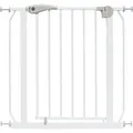 ib style Türschutzgitter Berrin 58-185cm Treppenschutzgitter für Kinder und Haustiere Ohne Bohren Weiß 58-66cm
