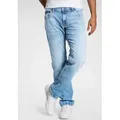 CAMP DAVID Loose-fit-Jeans CO:NO mit markanten Nähten und Stretch blau 42