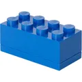 LEGO® Mini Box 8 Blau Lunchbox Snackbox Aufbewahrungsbox mit 8 Noppen Baustein