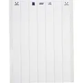 Brady LAT-6-747-10, Polyester, Weiss, 25.40 x 6.35 mm, permanent, US-Letter, 7-bahnig (10.108 E.) (21.59 cm) (LAT-6-747-10)