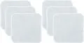Erwin Müller Microfaser Abschminktücher weiß Größe 30x30 cm, Make-up Entferner, Gesichtsreinigung 6er-Pack - umweltfreundlich, wiederverwendbar, waschbar
