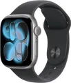 Apple Watch Series 11 (42mm)GPS Alu Sportarmband M/L2025 (space grau/schwarz)
