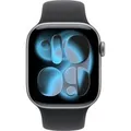 Watch Series 11, Smartwatch grau, Aluminium, 42 mm, Sportarmband schwarz M/L