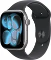 Apple Watch Series 11 GPS 42mm Aluminium space grau mit Sportarmband M/L schwarz