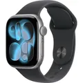 Apple Watch S11 2025 Aluminium 42mm Space Grau (Sportarmband schwarz) M/L