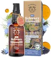BIONOBLE Schwarzkümmelöl Bio Kaltgepresst - 100% Natürlich, Ohne Hexan - Mildert Unreinheiten - Schwarzkümmelöl Gesicht, Haare, Haut - Vegan Black Seed Oil - Glasflasche, Pipette, Pumpe - 50ml