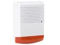 Velleman Attrappe-Sirene mit roter Blinkender LED, wetterfest, batteriebetrieben, kabellos, IP44