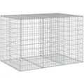 vidaXL Gabione mit Deckel 150x100x100 cm Eisen 2149658