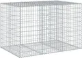 vidaXL Gabione mit Deckel 150x100x100 cm Verzinktes Eisen