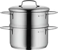 WMF Dampfgarer Topf Mini 16cm +Deckel Chromargan TransTherm® für alle Herde