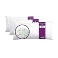 HEIMTEX 3er-Pack Kissen 40 x 80 cm – Zerkleinerter Schaumstoff, weich und stützend, Memory- und Standard-Schaumstoffmischung, ideal zum Schlafen und als Wohnaccessoire