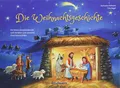 Die Weihnachtsgeschichte. Ein Folien-Adventskalender zum Vorlesen und Gestalten eines Fensterbildes (Adventskalender mit Geschichten für Kinder: Ein Buch zum Vorlesen und Basteln)