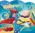 9788382078879 Malowanka 200X190 Kolorowanka z tatuażami FLUO Szkoła magii SKRZAT