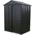 Spacemaker Metall-Gerätehaus "5 x 4", mit Dopple-Schiebetür,grau,1,5 m2