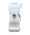 Smeg, Espresso-Kaffeemaschine ECF02PBEU, Cappuccino-Dampfunktion, Thermoblock, großes Tassengehäuse und Doppelkaffeefunktion, 1 L Wassertank, benutzerfreundliches Bediensystem, 1350 W, Himmelblau