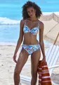 Bügel-Bikini-Top "Caru", mit modernem Allover-Print, Gr. 36 - Cup E, hellblau-bedruckt Cup E