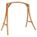 Schaukelgestell Bugholz Massiv Mit Teak-Finish Holz