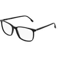 Rodenstock 5360 Unisex-Brille inkl. Gläser Vollrand Eckig Kunststoff-Gestell 55mm/17mm/140mm, schwarz