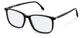 Rodenstock Quadratisch Azetat Brillen in Black, Dark Grey für Herren, Brille mit Sehstärke, optional mit Sonnenbrillen tönung oder Blaulichtfilter (Modell R5360)