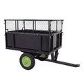 Kippanhänger Rasentraktor Anhänger 300 kg kippbar Aufsitzmäher Hänger ATV  QUAD