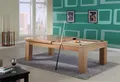 Pooltisch Billardtisch mit Abdeckung Tische Billard 2 i 1 Multifunktionstisch