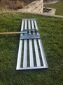 Profi XXL 100x26cm Rasenrakel Rakel zum sanden Levelingrake Flächenebner Leveler