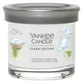 YANKEE CANDLE SIGNATURE SMALL TUMBLER CLEAN COTTON