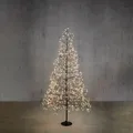 Luca Lighting Lichterbaum für den Außenbereich - H150 x Ø70 cm - Metall - Schwar