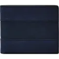 FOSSIL Leder Kartenetui Everett Bifold Card Case Insignia Blue dunkelblau - Dunkelblau