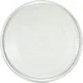 Universal Mikrowellenteller 24,5 cm | Drehteller für Mikrowelle | Glasteller | Ersatz Glasplatte für Mikrowellen | Universalteller | Glasdrehteller