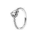 Pandora 198421C01 Ring Damen Erhabenes Herz Silber Gr. 54