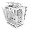 NZXT H9 Elite Dual-Chamber ATX Mid-Tower PC Gaming-Gehäuse - CM-H91EW-01 - Enthält 3 x 120mm