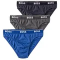 BOSS Slip (Packung, 3er-Pack) mit Logo Webbund blau XL