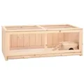 vidaXL Hamsterkäfig 104x52x38 cm Massivholz Tanne